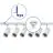 Set completo 1-Fase Rail L 1 x 1,5 Metro Bianca | incl. 6x Faretti + GU10 2700K 3W Dimmerabile + Tappo Di Chiusura, Connettore di Alimentazione e L -Connettore
