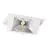 Downlight LED Paretewasher Paretey Medio Bianca 27W 3700lm 78x100D - 830 Luce Calda - 238x145mm