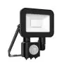 Noxion Proiettore LED Beamy G2 Nero 10W 1000lm 100D - 830 Luce Calda | IP65 - Sensore di movimento - Simmetrico