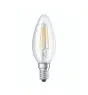 Osram Classic LED E14 Candela Filamento Chiara 4W 470lm - 927 Bianco Molto Caldo | Miglior resa cromatica - Dimmerabile - Sostitutiva 40W