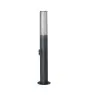 Ledvance Smart+ Wifi LED Lampada a piedistallo 60cm Flare Scuro Grigio Esterni 7.5W 320lm - 830 Luce Calda - | RGBW - Dimmerabile