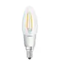 Osram Classic LED E14 Candela Filamento Chiara 4.5W 470lm - 827 Bianco Molto Caldo | Dimmerabile - Sostitutiva 40W