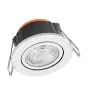 Ledvance Faretti LED Faretti Combo Adjust Aluminium Bianca 6W 600lm 60D - 827-830-840 CCT | 82mm - Ritaglio 68mm - IP65 - Miglior Resa Cromatica