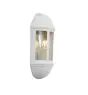 Ansell LED Luce da parete Latina Metà Lanterna Bianca - Adatto per E27 fino 42W | IP65 - Sensore di luce