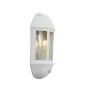 Ansell LED Luce da parete Latina Metà Lanterna Bianca - Adatto per E27 fino 42W | IP65 - Sensore di movimento e luce