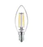 Philips Corepro LED Candela E14 Filamento Chiara 4.3W 470lm - 827 Bianco Molto Caldo | Sostitutiva 40W