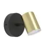 Eglo Luce Da Parete Consuma 1 Acciaio Nero Oro | IP44 - Adatto per 1x GU10