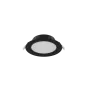 Noxion Downlight LED Hera Piatto Incasso Nero 9W 900lm 80D - 827-830-840 CCT | 146mm - Ritaglio 120mm