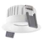 Ledvance Faretti LED Fix Aluminium Bianca 8W 680lm 36D - 930 Luce Calda | Ritaglio 68mm - IP44 - Miglior resa cromatica - Dimmerabile