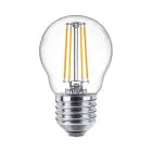 Philips Master Value LEDluster E27 Sferica Filamento Chiara 3.4W 470lm - 927 Bianco Molto Caldo | Miglior resa cromatica - Dimmerabile - Sostitutiva 40W