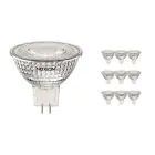 Confezione Multipack 10x Noxion Faretti LED GU5.3 MR16 7.8W 730lm 36D - 827 Bianco Molto Caldo | Sostitutiva 50W