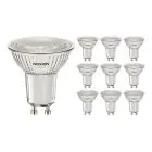 Confezione Multipack 10x Noxion Faretti LED GU10 PAR16 4W 345lm 36D - 830 Luce Calda | Sostitua 50W