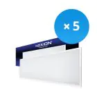 Confezione Multipack 5x Noxion Pannello a LED Ecowhite V3.0 36W 3700lm - 830 Luce Calda | 120x30cm