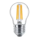 Philips Corepro LEDluster E27 Sferica Filamento Chiara 6.5W 806lm - 827 Bianco Molto Caldo | Sostitutiva 60W