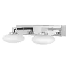 Ledvance Smart+ Wifi LED Luce Da Parete Illuminazione del bagno Argento 12W 800lm - 830-865 Regolabile Bianca | IP44
