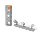 Ledvance LED Decor Faretti Plastica Grigio 12W 630lm - 827 Bianco Molto Caldo | Dimmerabile