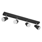 Ledvance LED Decor Faretti Plastica Nero 17W 840lm - 827 Bianco Molto Caldo | Dimmerabile