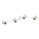 Ledvance LED Decor Faretti Cork Acciaio Bianca 13W 920lm - 827 Bianco Molto Caldo | Dimmerabile