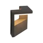 Ansell LED Luce da parete Arco Grafite 11W 468lm - 830 Luce Calda | IP54