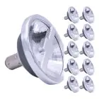 Confezione Multipack 10x Noxion Lucent Faretti LED AR70 BA15d 6W 350lm 36D - 927 Bianco Molto Caldo | Miglior Resa Cromatica - Dimmerabile - Sostitutiva 50W
