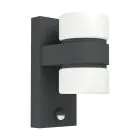 Eglo Luce Da Parete Atollari Aluminium Antracite Up & Down 4W 360lm - 830 Luce Calda -  | IP44