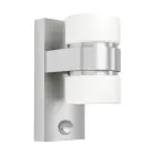 Eglo Luce Da Parete Atollari Aluminium Acciaio Inossidabile Up & Down 4W 360lm - 830 Luce Calda -  | IP44