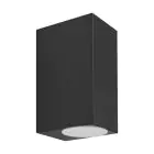 Eglo Luce Da Parete Jabaga Nero Up & Down 4W 400lm - 850 Bianco Freddo | IP44