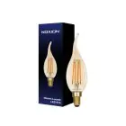 Noxion Lucent LED E14 Punta attorcigliata Candela Filamento Ambra 4.1W 350lm - 822 Bianco Molto Caldo | Dimmerabile - Sostitutiva 40W